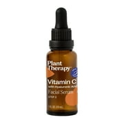 Plant Therapy Facial Serum with Vitamin C & Hyaluronic Acid 1 oz with Hyaluronic Acid, Ferulic Acid, and Vitamin E, Reduces the Appearance of Fine Lines & Wrinkles
