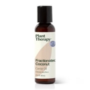 Plant Therapy Fractionated Coconut Oil for Skin, Hair, Body 100% Pure, Natural Moisturizer, Massage & Aromatherapy Liquid Carrier Oil 2 oz