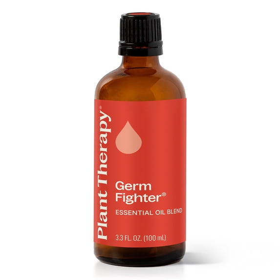 Plant Therapy Germ Fighter Essential Oil Blend 100% Pure, Undiluted, Natural Aromatherapy 100 mL (3.3 fl oz)