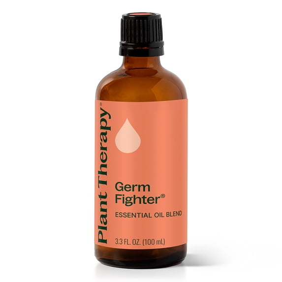 Plant Therapy Germ Fighter Essential Oil Blend 100% Pure, Undiluted, Natural Aromatherapy 100 mL (3.3 fl oz)