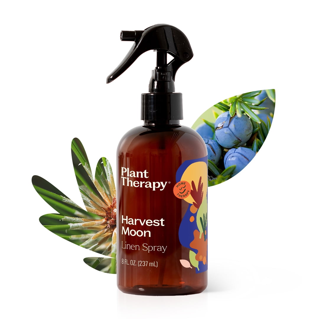 Plant Therapy Harvest Moon Linen Spray 8 oz Warm & Refreshing Natural ...