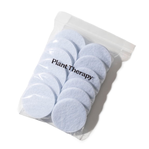 Plant Therapy Home AuraDrop Diffuser Refill Pads 12-Pack - Refill Pads Designed for Auradrop Diffuser, Switch Scents Anytime, 12 Refill Pads Included