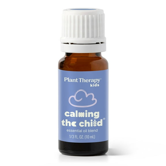 Plant Therapy KidSafe Calming The Child Essential Oil Blend - Relaxing and Soothing Blend 100% Pure, KidSafe, Undiluted, Natural Aromatherapy, Therapeutic Grade 10 mL (1/3 oz)
