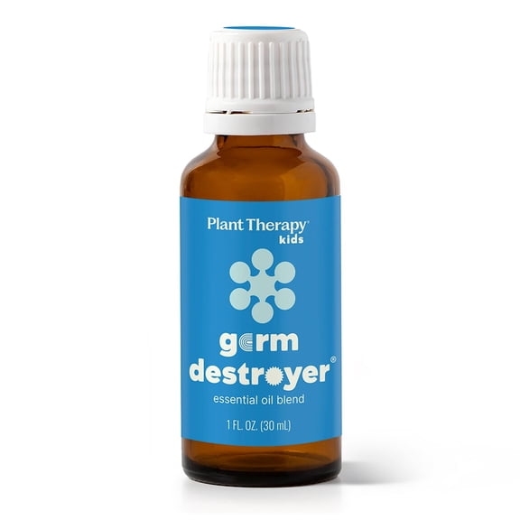 Plant Therapy Kids Germ Destroyer Essential Oil Blend - Guard From Illness, Support Blend for Kids 100% Pure, Undiluted, Natural Aromatherapy 30 mL (1 oz)