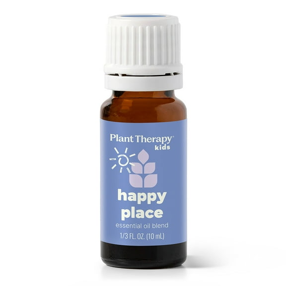 Plant Therapy KidSafe Happy Place Essential Oil Blend 10 mL (1/3 oz) 100% Pure, Undiluted, Therapeutic Grade