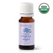 Plant Therapy KidSafe Organic Nighty Night Essential Oil Blend for Sleep 10 mL 1/3 oz 100% Pure, Undiluted, Natural Aromatherapy