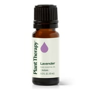 Plant Therapy Lavender Essential Oil 100% Pure, Undiluted, Therapeutic Grade, Aromatherapy Diffuser for Relaxation and Body Care, Healthy Skin and Hair, 10 mL