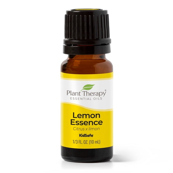 Plant Therapy Essential Oils Lemon Essence Oil 10 mL 100% Pure, Undiluted, Natural Aromatherapy