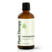 Plant Therapy Lemongrass Essential Oil 100% Pure, Undiluted, Natural Aromatherapy, Natural Aromatherapy 100 mL (3.3 oz)