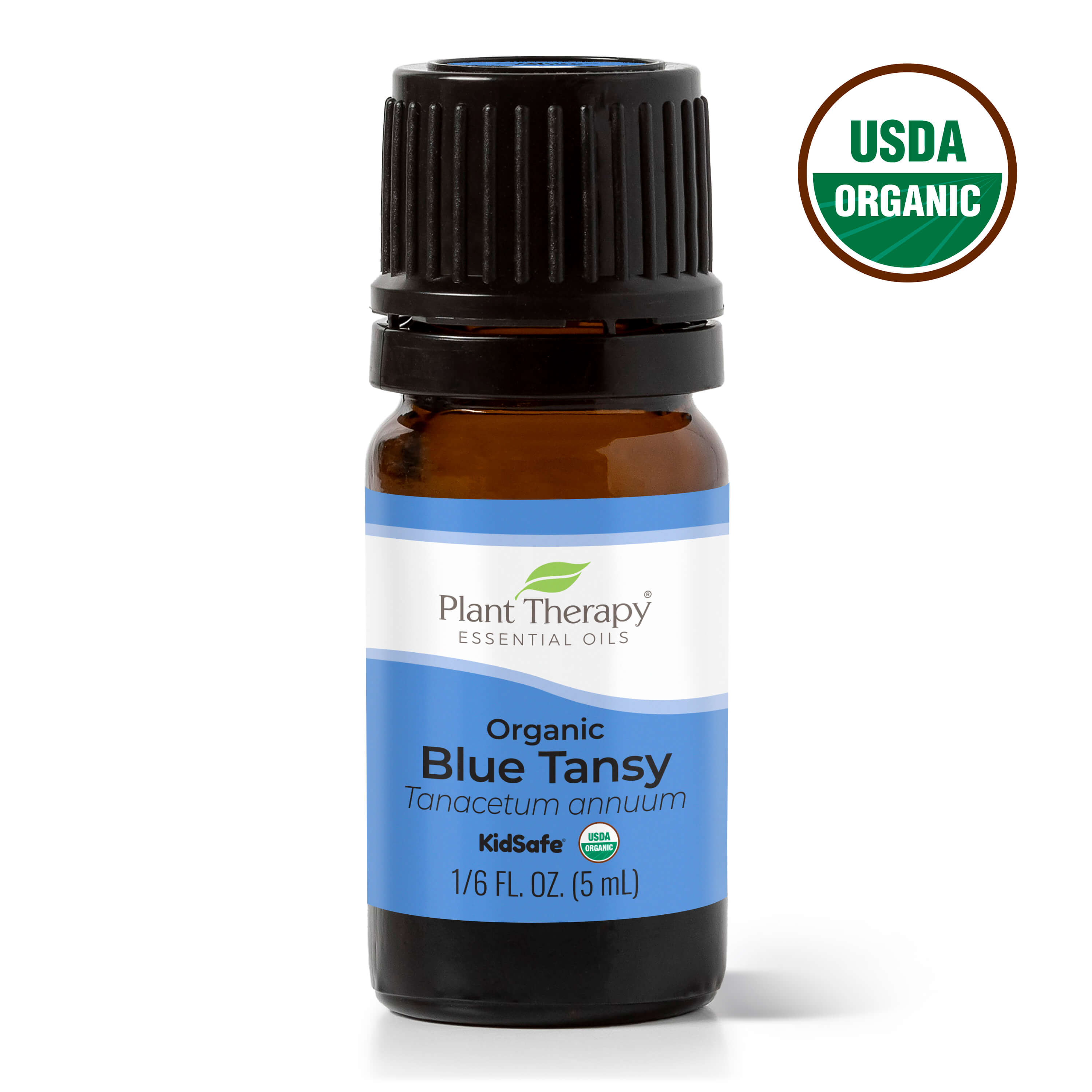 Plant Therapy Organic Blue Tansy Essential Oil 100% Pure, Undiluted, Natural Aromatherapy, Therapeutic Grade 5mL (1/6 oz) - image 1 of 7