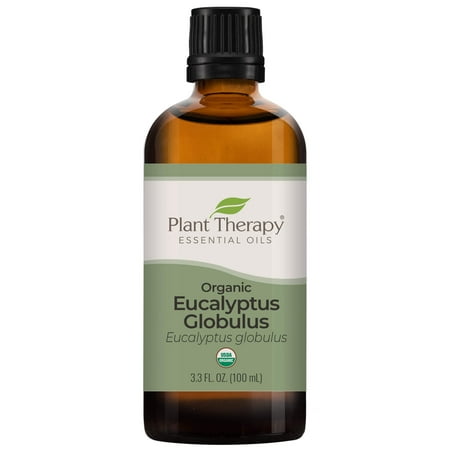 Plant Therapy Organic Eucalyptus Globulus Essential Oil 100 mL (1/3 oz)