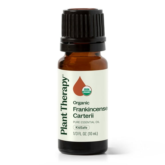 Plant Therapy Frankincense Essential Oil, 100% Pure, USDA Organic, Undiluted, Aromatherapy, Therapeutic Grade, 10 mL