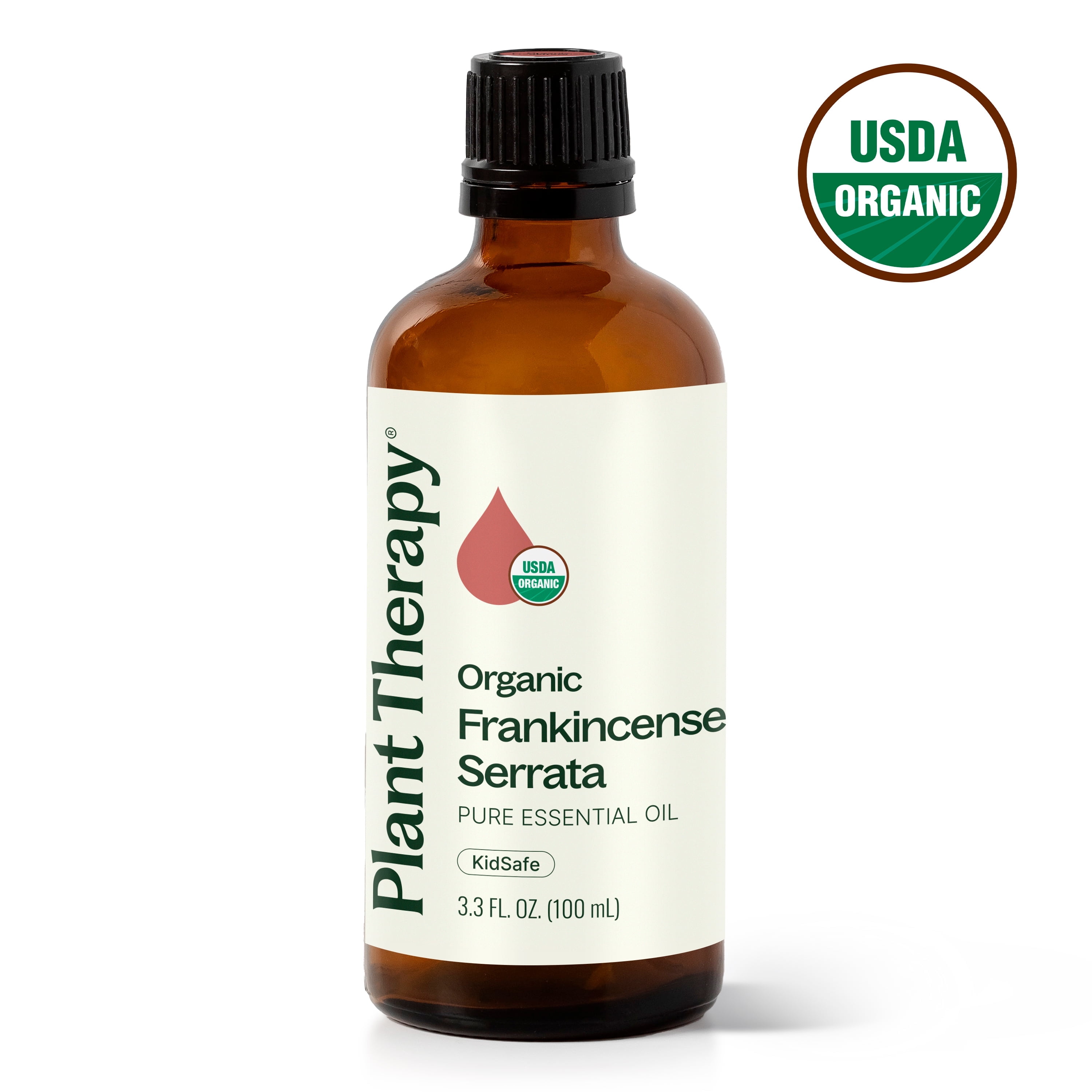 Plant Therapy Organic Frankincense Serrata Essential Oil 100% Pure, USDA Certified Organic, Undiluted, Natural Aromatherapy 100 mL (3.3 oz)