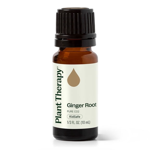 Plant Therapy Organic Ginger Root CO2 Essential Oil 10 mL (1/3 oz) 100% Pure, Undiluted, Natural Aromatherapy