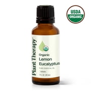 Plant Therapy Organic Lemon Eucalyptus Essential Oil 100% Pure, USDA Certified Organic, Undiluted, Natural Aromatherapy 30 mL (1 oz)