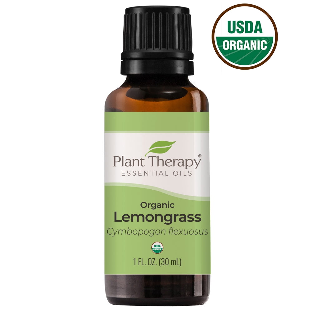 Plant Therapy Lemongrass Organic Essential Oil 10 ml