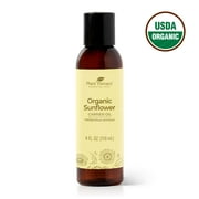 Plant Therapy Organic Sunflower Organic Carrier Oil 4 oz Base Oil for Aromatherapy