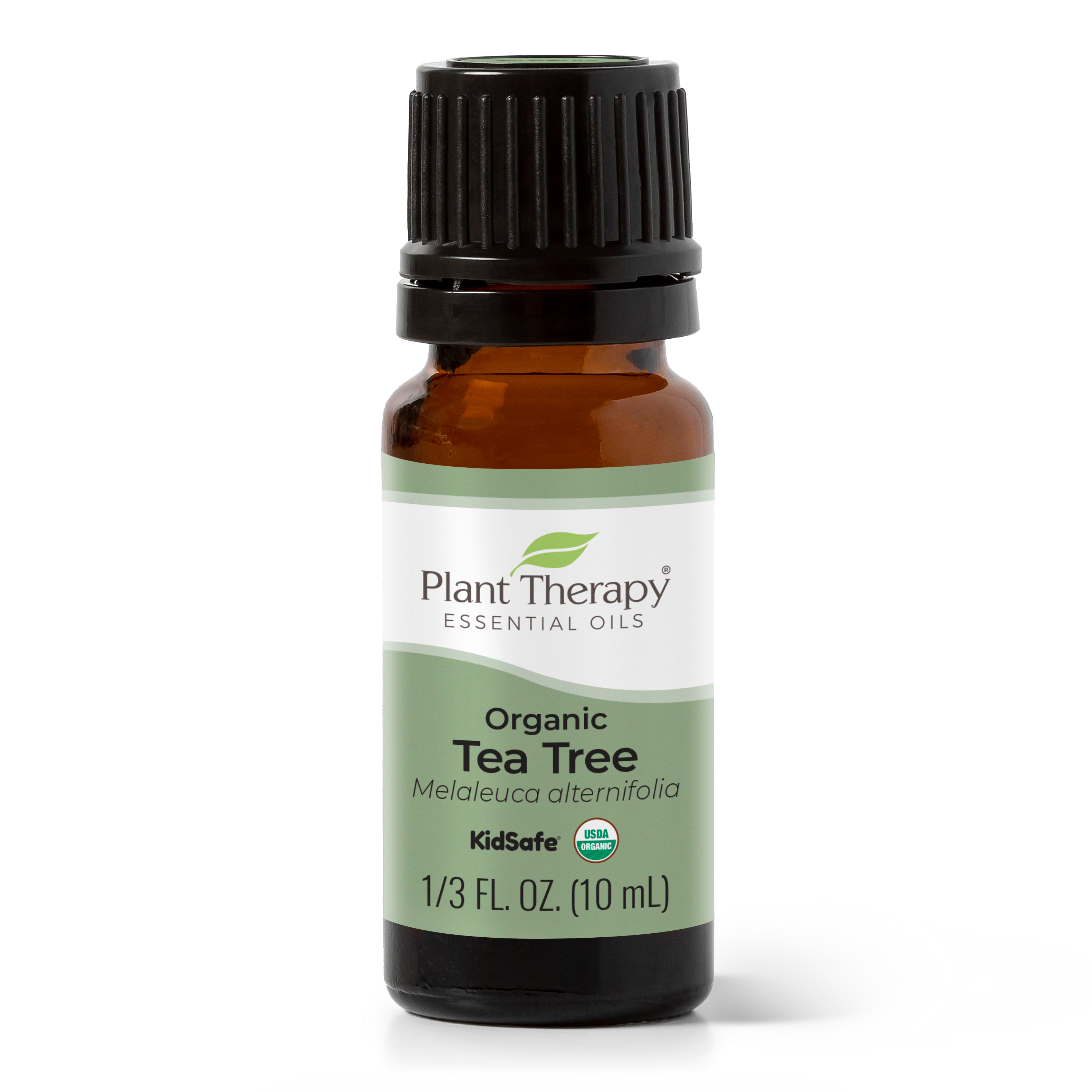 Plant Therapy Organic Tea Tree Oil (Melaleuca) 100% Pure, USDA Certified Organic, Undiluted, Natural Aromatherapy, Therapeutic Grade 10 mL (1/3 oz) - image 1 of 7