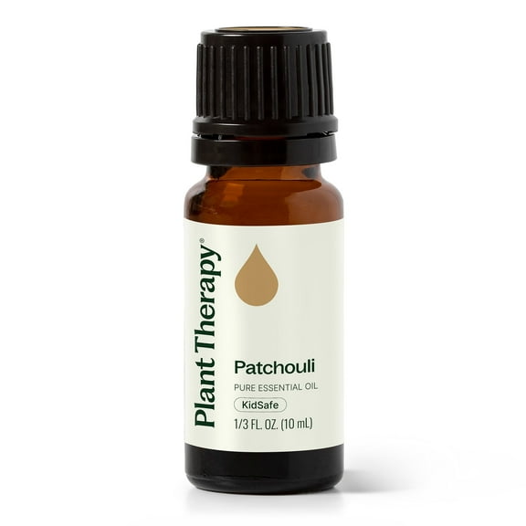 Plant Therapy Patchouli Essential Oil - 100% Pure, Undiluted, Therapeutic Grade Aromatherapy, 10 mL (1/3 oz)