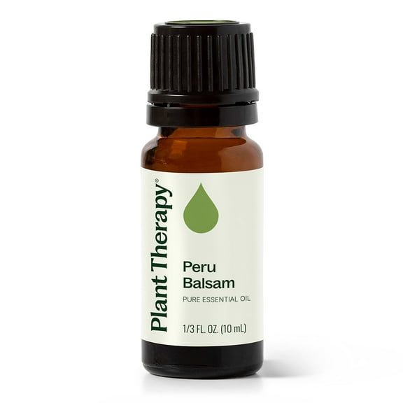 Plant Therapy Peru Balsam Essential Oil 10 mL (1/3 oz) 100% Pure, Undiluted, Therapeutic Grade