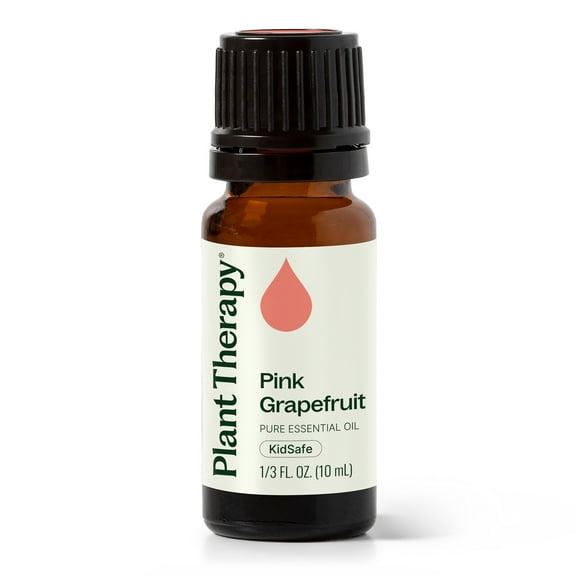 Plant Therapy Pink Grapefruit Essential Oil 10 mL (1/3 oz) 100% Pure, Undiluted, Natural Aromatherapy, Therapeutic Grade