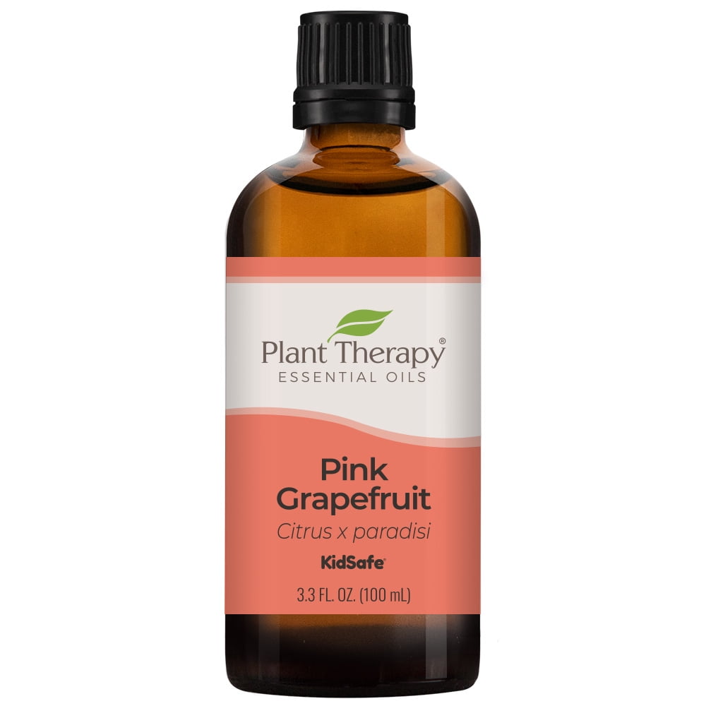 Plant Therapy Pink Grapefruit Essential Oil 100 mL (3.3 oz) 100% Pure,  Undiluted, Natural Aromatherapy, Therapeutic Grade