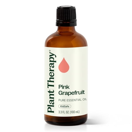 Plant Therapy Pink Grapefruit Essential Oil 100 mL (3.3 oz) 100% Pure, Undiluted, Natural Aromatherapy