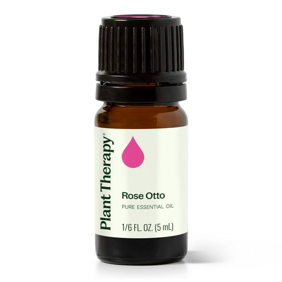 Plant Therapy Rose Otto Essential Oil 5 mL (1/6 oz) 100% Pure, Undiluted, Therapeutic Grade