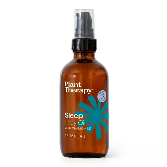 Plant Therapy Sleep Body Oil with Chamomile 4 oz Promotes a Good Night's Rest, Calms a Restless Mind & Body, Softens & Nourishes Skin
