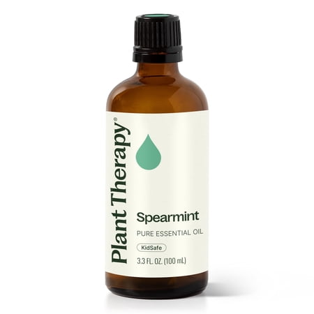 Plant Therapy Spearmint Essential Oil 100 mL (3.3 oz) 100% Pure, Undiluted, Natural Aromatherapy