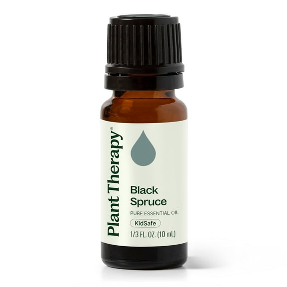 Plant Therapy Spruce Black 10 mL (1/3 oz) Essential Oil 100% Pure, Undiluted, Natural Aromatherapy