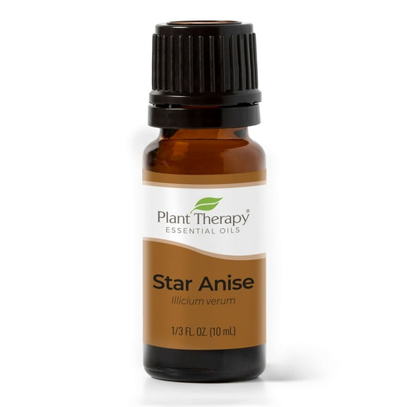 Plant Therapy Star Anise Essential Oil 10 mL (1/3 oz) 100% Pure, Undiluted, Natural Aromatherapy