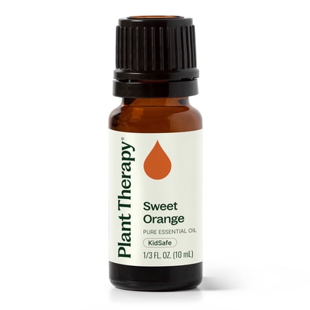 Plant Therapy Sweet Orange Essential Oil 100% Pure, Undiluted, Natural Aromatherapy 10 mL (1/3 oz)
