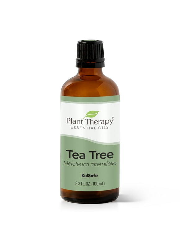 Plant Therapy Tea Tree Essential Oil 100 mL (3.3 oz) 100% Pure, Undiluted, Natural Aromatherapy