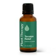 Plant Therapy Tension Relief Essential Oil Blend 30 mL (1 oz) 100% Pure, Undiluted, Natural Atomatherapy
