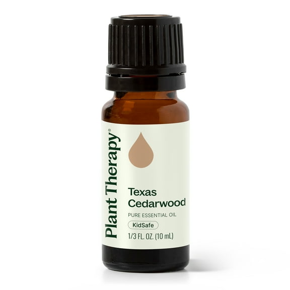 Plant Therapy Cedarwood Texas Essential Oil 10 mL (1/3 oz) 100% Pure, Undiluted, Natural Aromatherapy