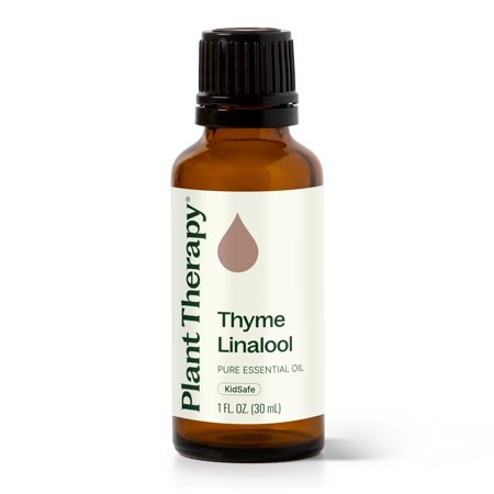 Plant Therapy Thyme Linalool Essential Oil 30 mL (1 oz) 100% Pure, Undiluted, Natural Aromatherapy