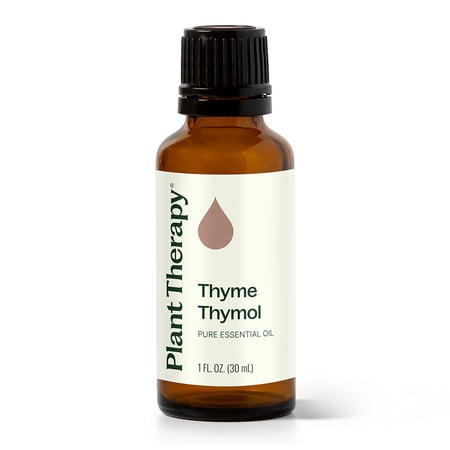 Plant Therapy Thyme Thymol Essential Oil 100% Pure, Undiluted, Natural Aromatherapy 30 mL (1 oz)