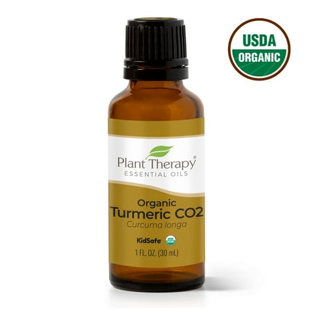 Plant Therapy Turmeric Organic CO2 Extract 30 mL (1 oz) 100% Pure, Undiluted, Therapeutic Grade