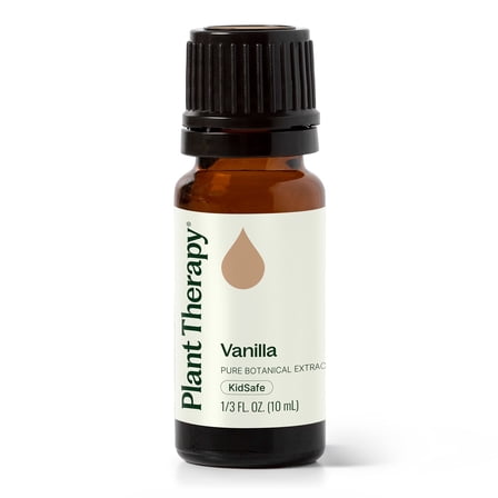 Plant Therapy Vanilla Botanical Extract, 10 mL (1/3 oz), 100% Pure, Undiluted, Natural Aromatherapy