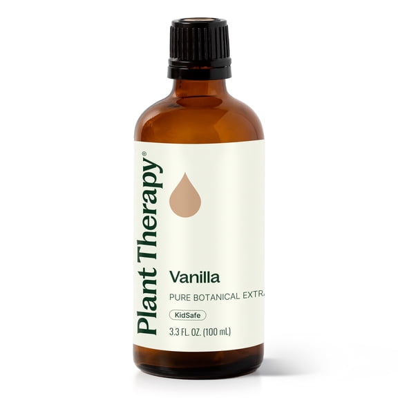 Plant Therapy Vanilla Botanical Extract 100 mL (3.3 oz) 100% Pure, Undiluted, Therapeutic Grade