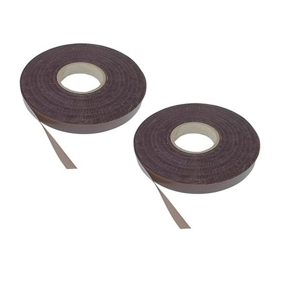 Plant Tie Tape - 300ft x 1/2 Inch (2 Rolls) - Brown Garden Tape for Plants, Tree Support, Vine Training - 8 Mil Stretchable Plastic Tape
