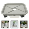 Plant Tray with Builtin Water Container Rolling Planter Trolley with
