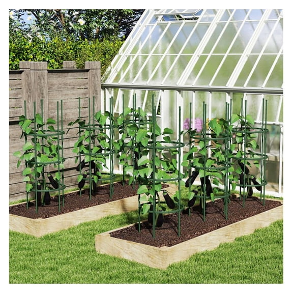 Plant Trellis 3-Pack 60 Inch, Adjustable Tomato Cage for Climbing Plants