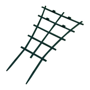 Plant Trellis Indoor, 3Pcs Stackable Plant Trellis for Climbing Plants Indoor, Small Plant Climbing Trellis for Potted Plants Plastic Climbing Plant Support Trellis for Houseplant Hoya Pothos(Green)