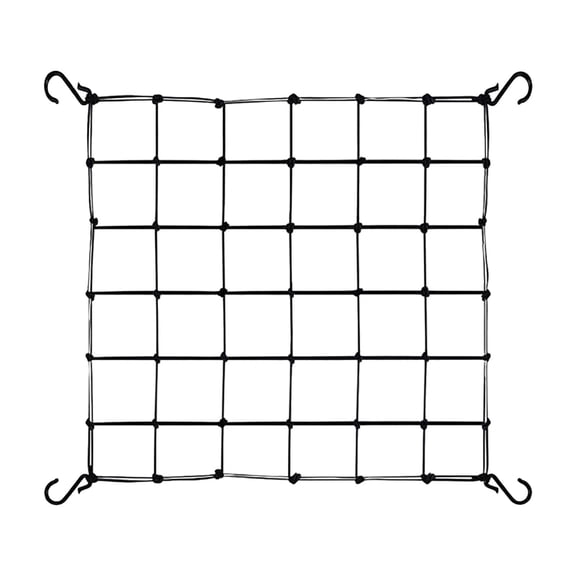 Plant Trellis Netting with Hooks - Elastic Garden Support Grid for Tomatoes, Cucumbers, Vines, Indoor Grow Tents, Heavy Duty Polyester Scrog Net for Vertical Growing, Fruit & Vegetable Protection