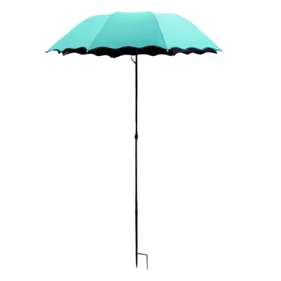 Umbrella Garden Shade Parasol for Potted Flowers 49.2x39.4 Inch Sun Protection Canopy for Yard Patio Deck Outdoor Shelter Cover Durable Frame Easy Setup