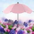 thumbnail image 1 of Plant Umbrella Large 26 Inch Garden Parasol, 1 Pack Adjustable Height Scalloped Edge with H-Stake UV50+ Shade Sun & Rain Protection Umbrella for Outdoor Potted Plants & Flower Beds, 1 of 5