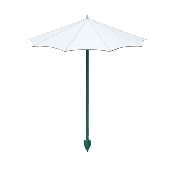 Plant Umbrellas for Outdoor Plants, 10.4"×17.3" Adjustable Plant Umbrella Sunshade, Garden Plant Umbrella Shade, Plastic Pot Cover Sunshade Umbrella, Plant Shrub Growth Sun Protector,White