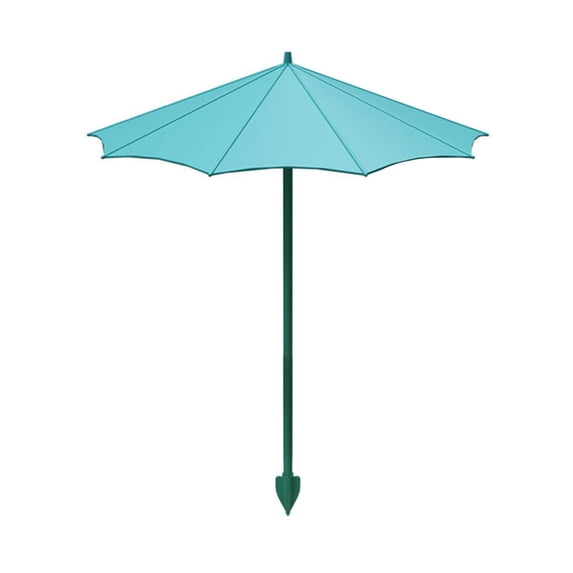Plant Umbrellas for Outdoor Plants, 10.4"×17.3" Adjustable Plant Umbrella Sunshade, Garden Plant Umbrella Shade, Plastic Pot Cover Sunshade Umbrella, Plant Shrub Growth Sun Protector,Light Blue